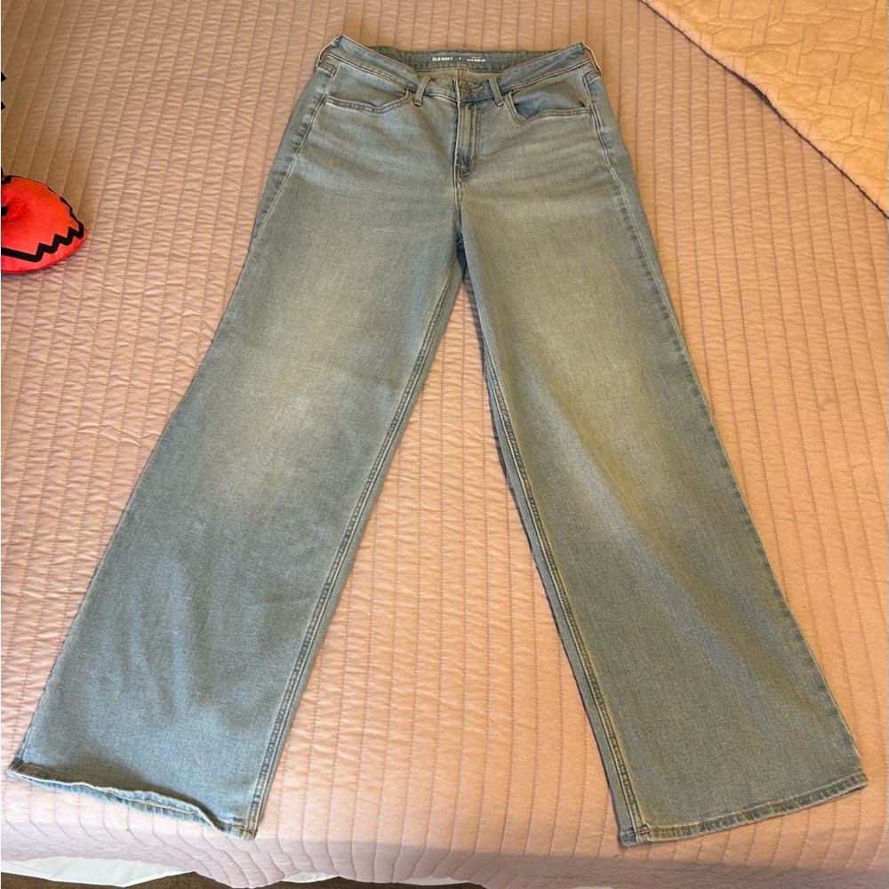 Old Navy Women's Light Blue Flare Jeans